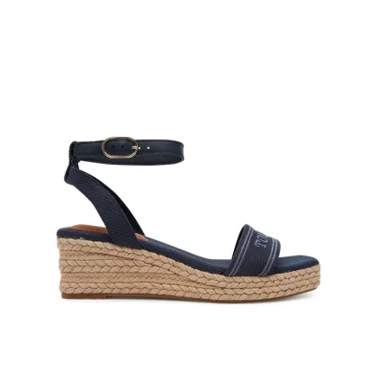 Zdjęcie Tommy Hilfiger Espadryle Tommy Hilfiger Espad Mid Wedge FW0FW08805 Granatowy