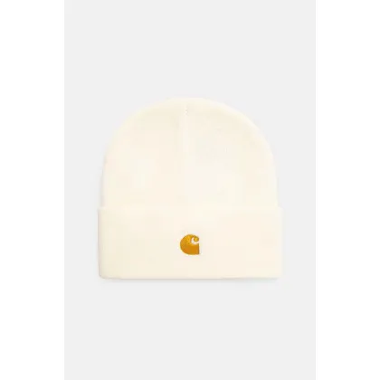 Zdjęcie Carhartt WIP czapka Chase Beanie kolor beżowy I026222.0SHXX