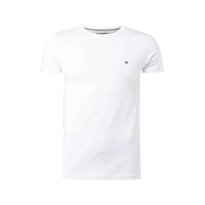 Zdjęcie Tommy Hilfiger T-Shirt Core Stretch MW0MW27539 Biały Slim Fit