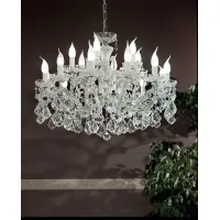 Picture Classic living room chandelier from Italy with 18 bulbs