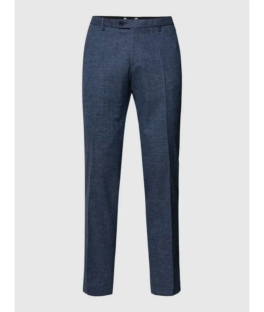 obrazek 1 Spodnie do garnituru o kroju slim fit z efektem melanżowym model ‘Paco’