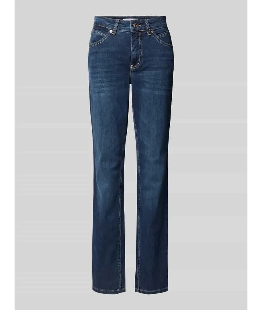 obrazek 1 Jeansy o kroju feminine fit z 5 kieszeniami model ‘MELANIE’