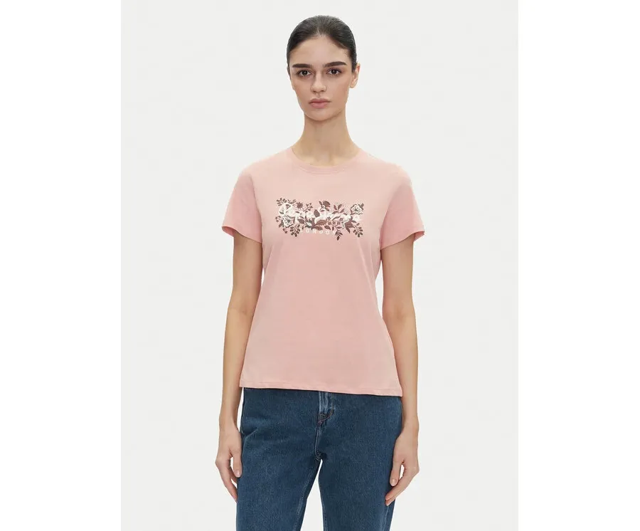 obrazek 1 Pepe Jeans T-Shirt Rosalind PL506034 Różowy Regular Fit