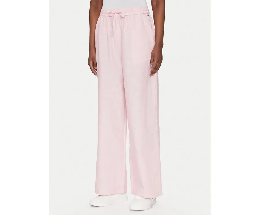 obrazek 1 Tommy Jeans Spodnie materiałowe DW0DW20352 Różowy Regular Fit