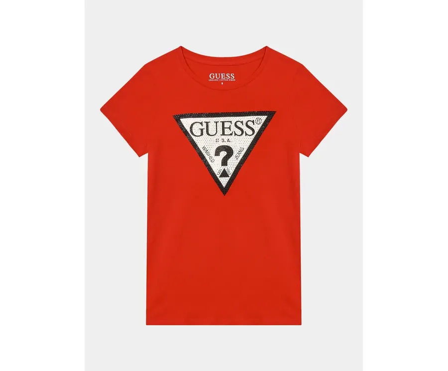 obrazek 1 Guess T-Shirt J2YI51 K6YW1 Czerwony Regular Fit