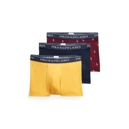 Zdjęcie Polo Ralph Lauren bokserki 3-pack męskie kolor żółty 714830299