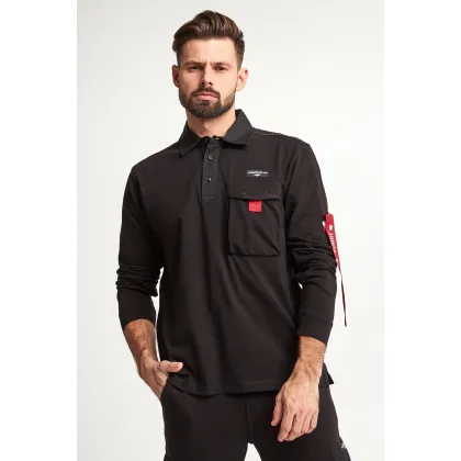 Zdjęcie Longsleeve Polo męski AERONAUTICA MILITARE Aeronautica Militare