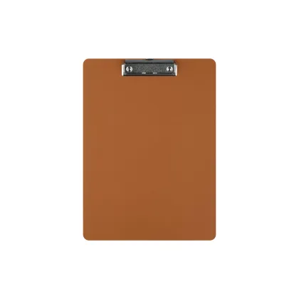 Zdjęcie Skórzany clipboard A4 23х31 cm w kolorze bursztynowo-brązowym