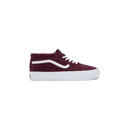 Zdjęcie Vans sneakersy zamszowe Sk8-Mid Reissue 83 LX kolor bordowy VN000CQQ4QU1