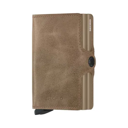 Zdjęcie Secrid portfel skórzany Twinwallet Vintage Taupe kolor beżowy