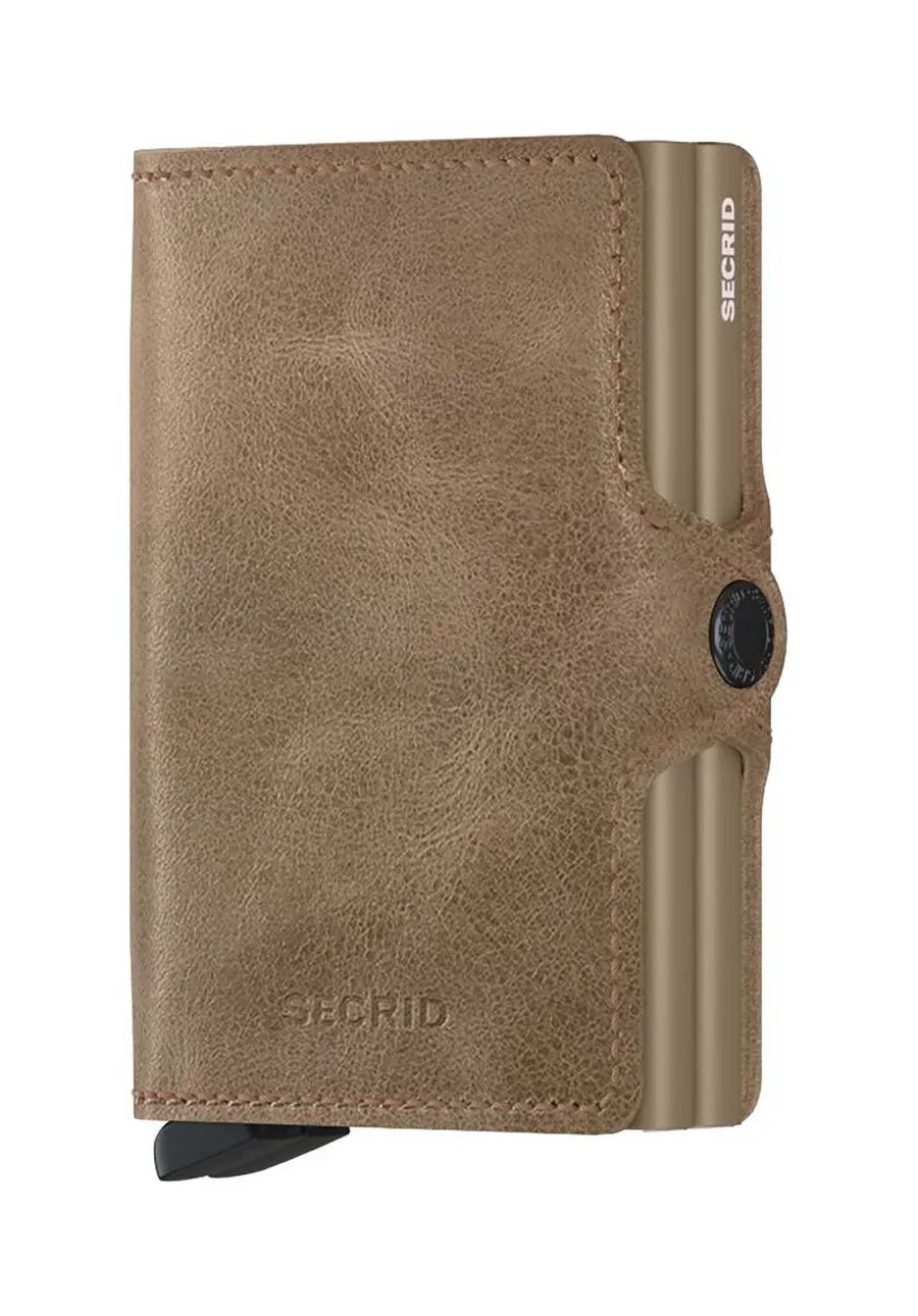 obrazek 1 Secrid portfel skórzany Twinwallet Vintage Taupe kolor beżowy