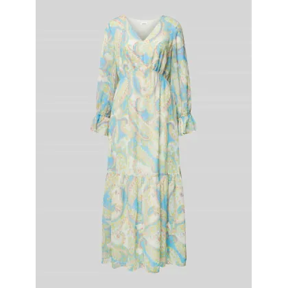 Zdjęcie Długa sukienka z dekoltem w serek