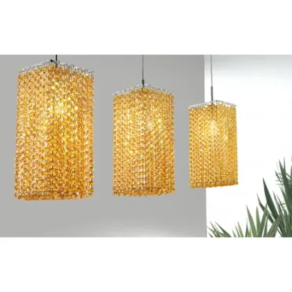 Picture Colorful crystal chandelier AUREA 15 PL1