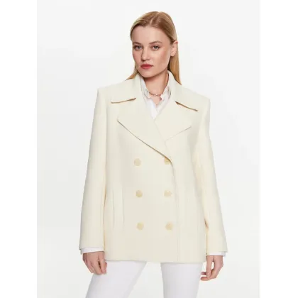 Zdjęcie Patrizia Pepe Płaszcz przejściowy 8O0071/A5J1-W346 Écru Regular Fit