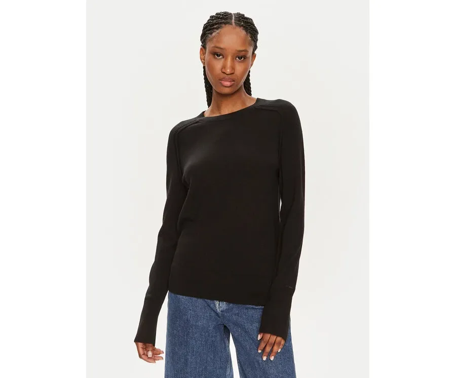 obrazek 1 Calvin Klein Sweter K20K207575 Czarny Regular Fit