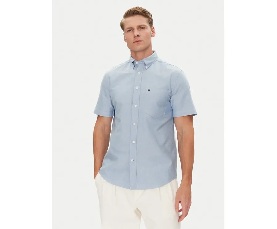 obrazek 1 Tommy Hilfiger Koszula Heritage MW0MW36272 Błękitny Regular Fit