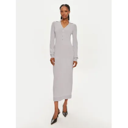 Zdjęcie Calvin Klein Sukienka dzianinowa K20K207219 Szary Slim Fit