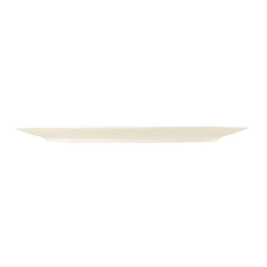 obrazek 2 Porcelanowy owalny talerz do serwowania 40x25,5 cm w kolorze kremowym - Seltmann Weiden