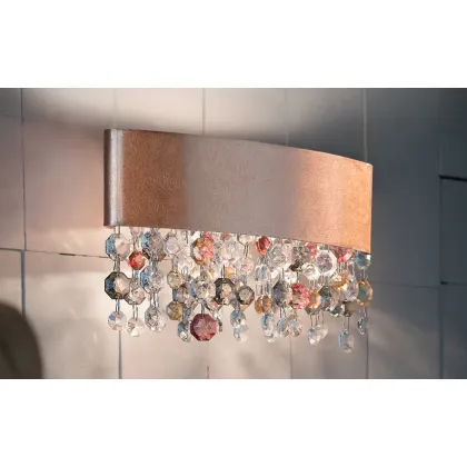 Picture Exclusive wall lamp with colorful crystals - OLÀ