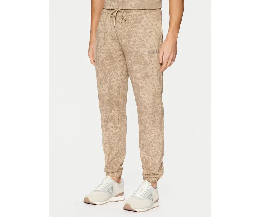 obrazek 1 Guess Spodnie dresowe Z5RB14 K9YI1 Beżowy Regular Fit