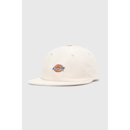 Zdjęcie Dickies czapka z daszkiem sztruksowa CHASE CITY CAP kolor biały z aplikacją DK0A4YPJ