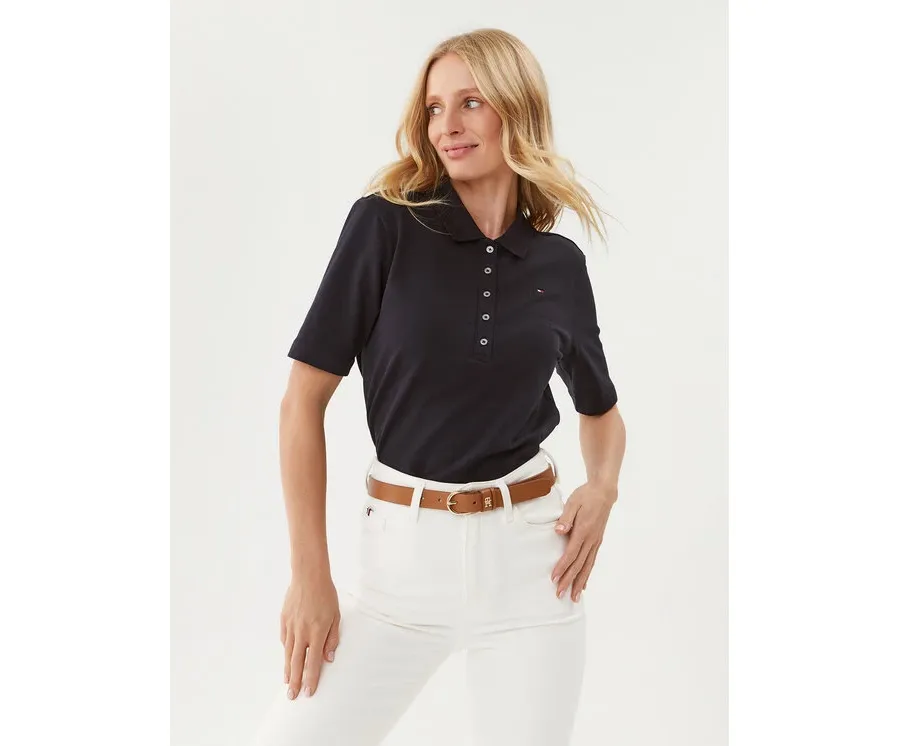 obrazek 1 Tommy Hilfiger Polo Polo 1985 WW0WW37820 Granatowy Regular Fit