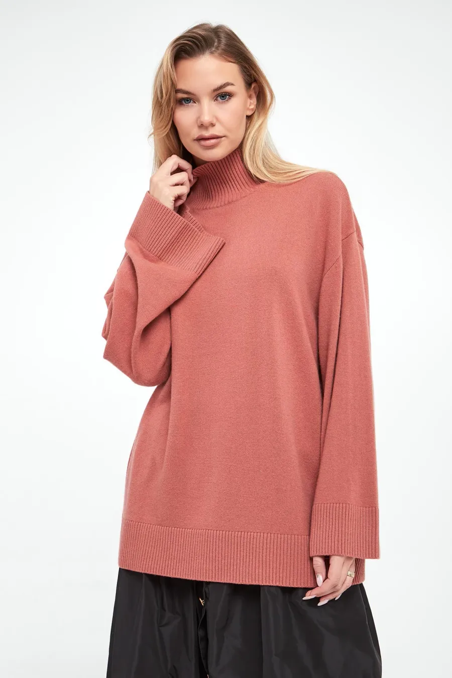 obrazek 1 Golf damski wełniany ELISABETTA FRANCHI Elisabetta Franchi