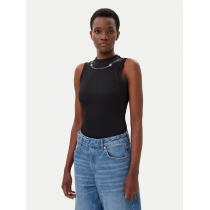 Zdjęcie HUGO Top Delanive 50534050 Czarny Slim Fit