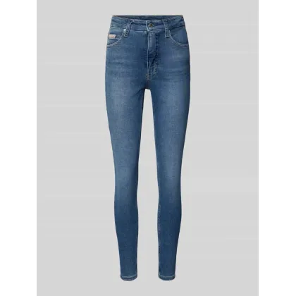 Zdjęcie Jeansy o kroju super skinny fit z 5 kieszeniami