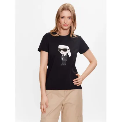 Zdjęcie KARL LAGERFELD T-Shirt Ikonik 2.0 230W1700 Czarny Regular Fit