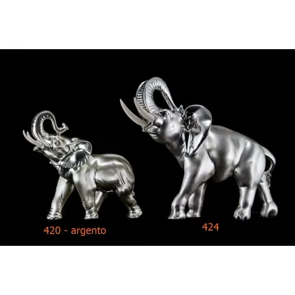 Zdjęcie Elegancka ozdoba do salonu z żywicy - słoń