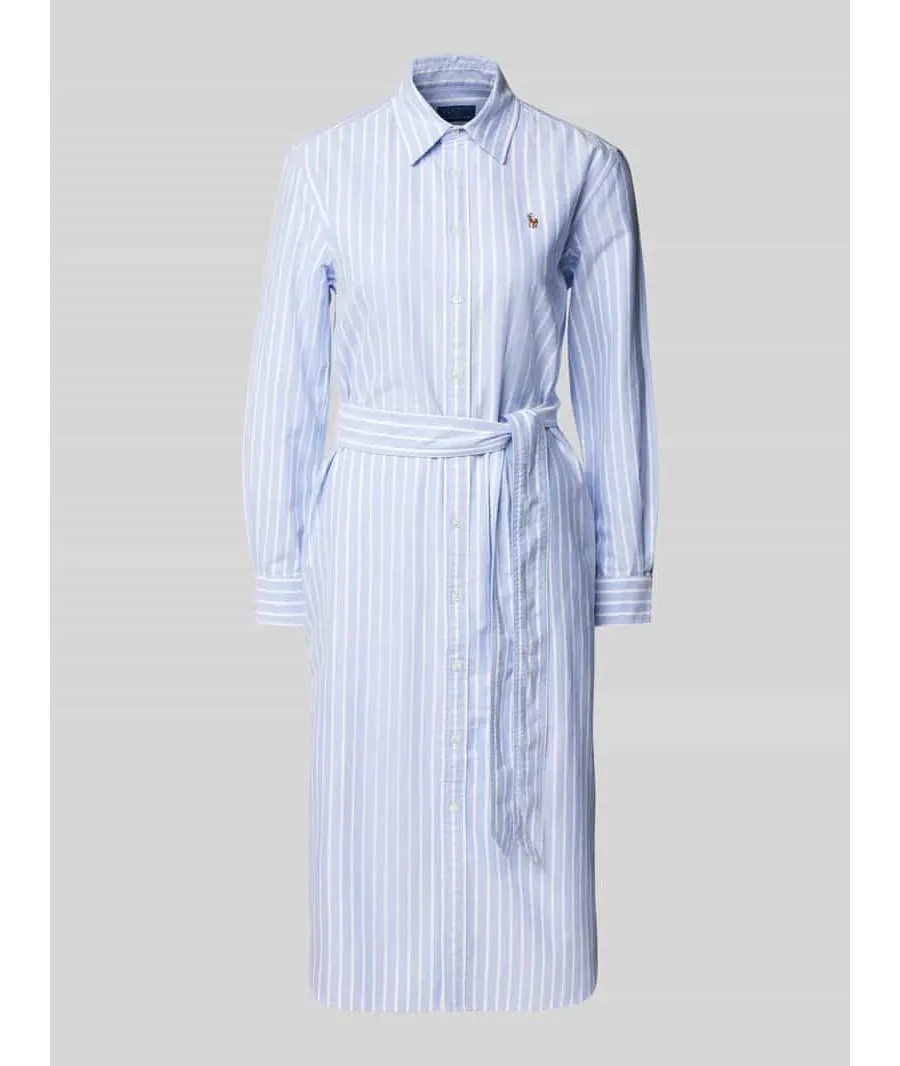 obrazek 1 Polo Ralph Lauren Sukienka koszulowa 211959901001 Błękitny Regular Fit