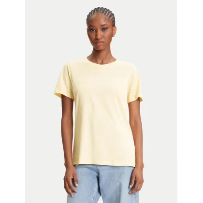 Zdjęcie Tommy Hilfiger T-Shirt WW0WW40276 Żółty Regular Fit