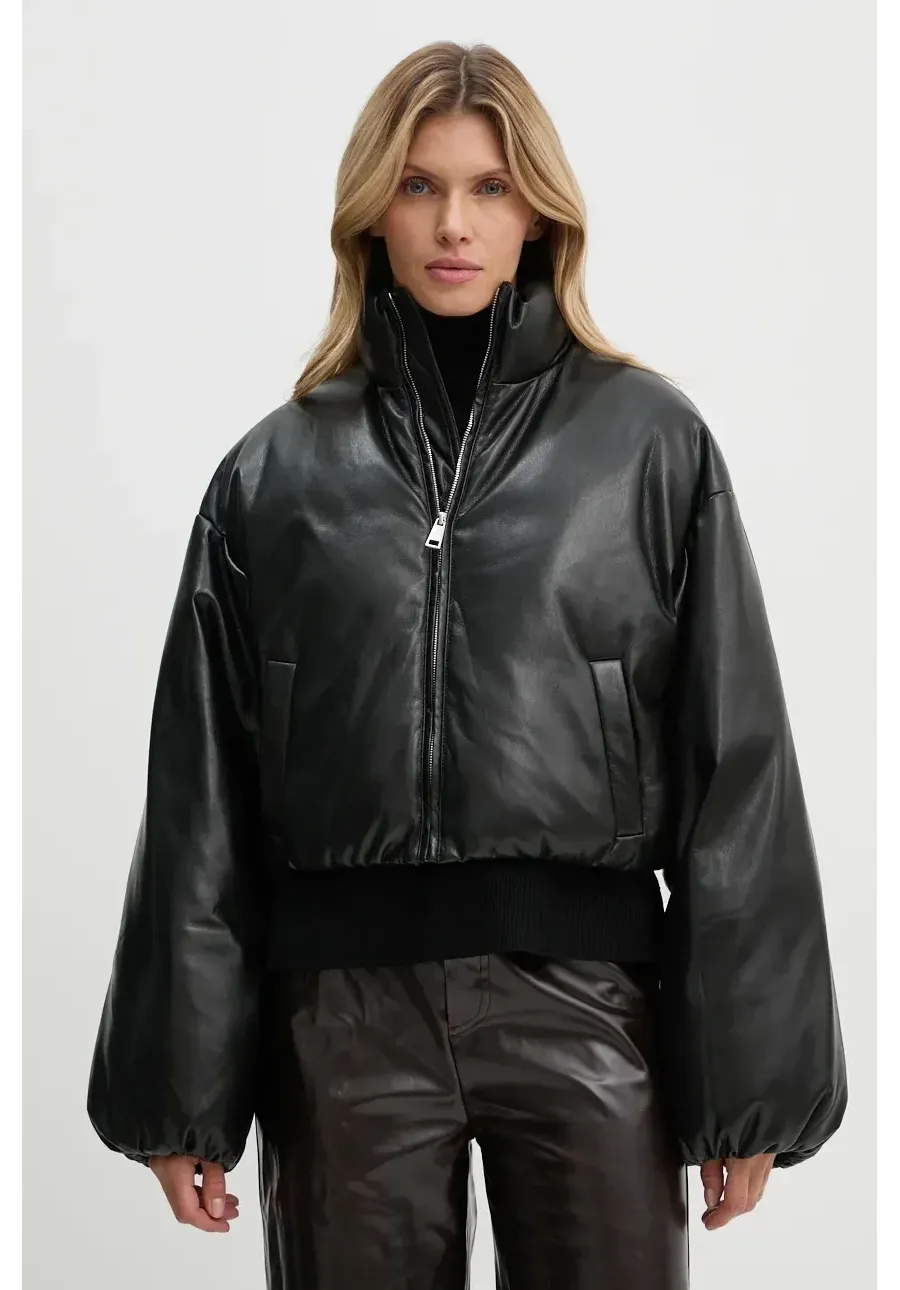 obrazek 1 Nanushka kurtka puchowa LILIMA damska kolor czarny zimowa oversize NW24PFSG10951