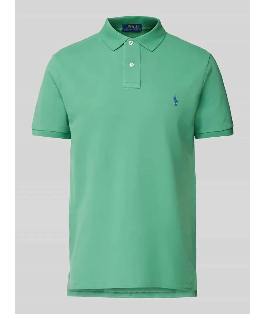 obrazek 1 Koszulka polo o kroju custom fit z czystej bawełny
