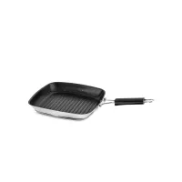 Zdjęcie Włoska patelnia do grillowania 28 cm wykonana ze stali nierdzewnej