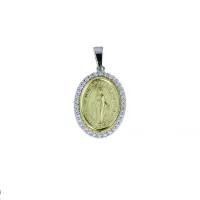 Picture Beautiful medallion with Our Lady 20x14mm