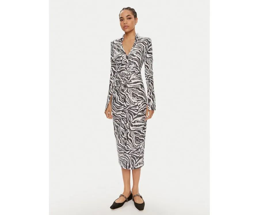 obrazek 1 ROTATE Sukienka koktajlowa Simone 1125782959 Czarny Slim Fit
