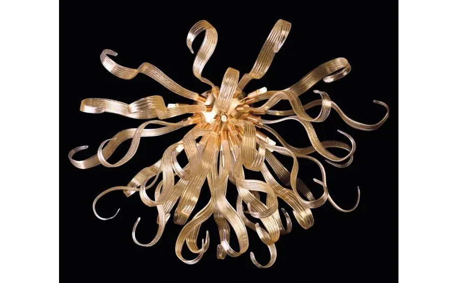 obrazek 2 Elegancka lampa sufitowa ze szkła Murano - Lucevetro