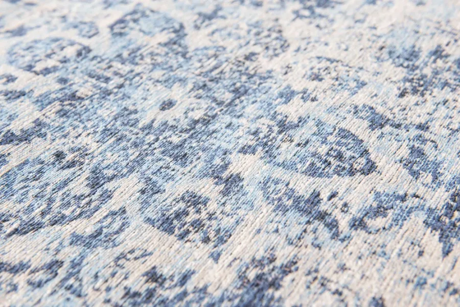 obrazek 3 Stylowy niebieski dywan klasyczny - BLUE BORDER 8670