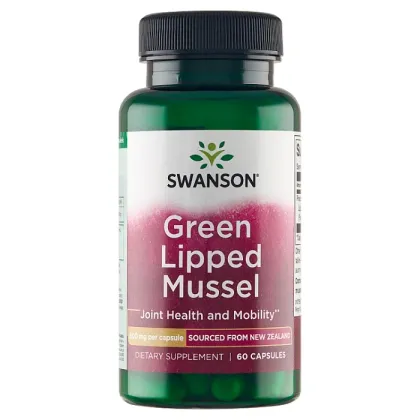 Zdjęcie Swanson Nowozelandzka liofilizowana zielona małża 500 mg Kapsułki