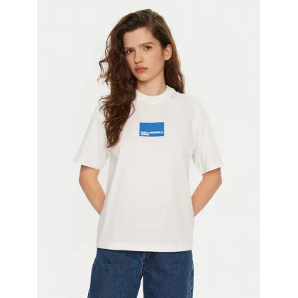 Zdjęcie Karl Lagerfeld Jeans T-Shirt A1W17006 Biały Regular Fit