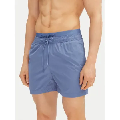 Zdjęcie Calvin Klein Swimwear Szorty kąpielowe KM0KM01104 Niebieski Regular Fit
