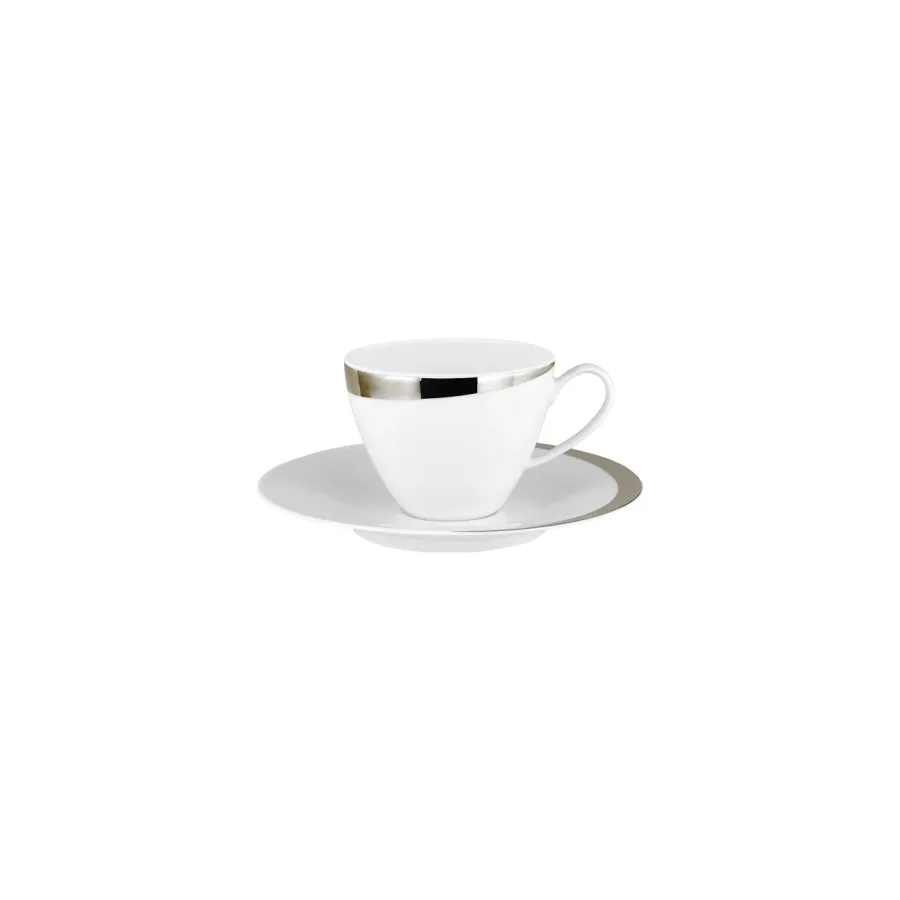 obrazek 1 Cudowna porcelanowa filiżanka do herbaty ze spodeczkiem - Porcel