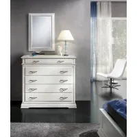 Picture Chest of drawers with 5 drawers, including a flap drawer - Zanini