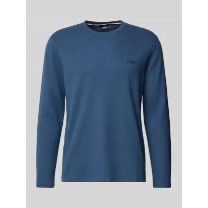 Zdjęcie Bluzka z długim rękawem i wyhaftowanym logo model ‘WAFFLE’