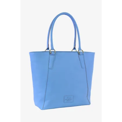 Zdjęcie Klasyczna skórzana torebka typu shopper dla kobiety - Terrida