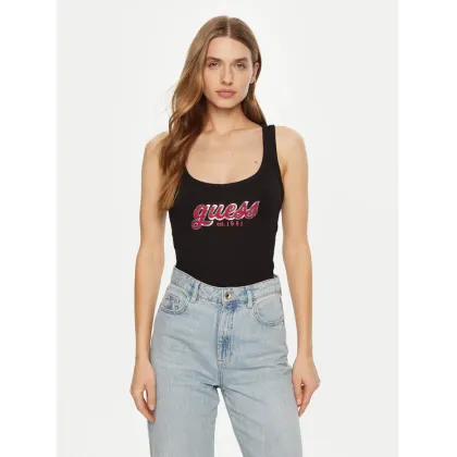 Zdjęcie Guess Top W5RP03 KA0H1 Czarny Regular Fit