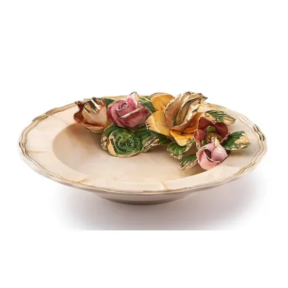 Zdjęcie Ceramiczny talerz ozdobny od włoskiego producenta