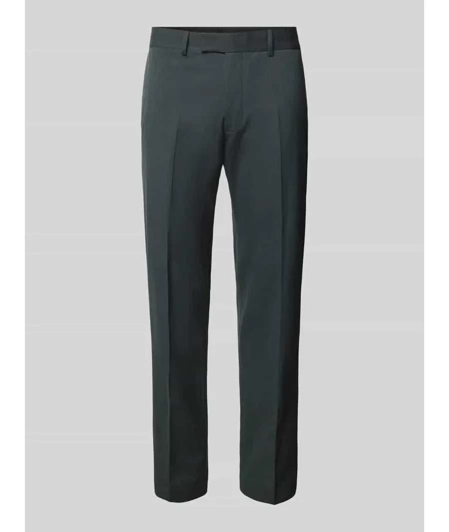 obrazek 1 Spodnie do garnituru o kroju slim fit w kant model ‘Melwin’